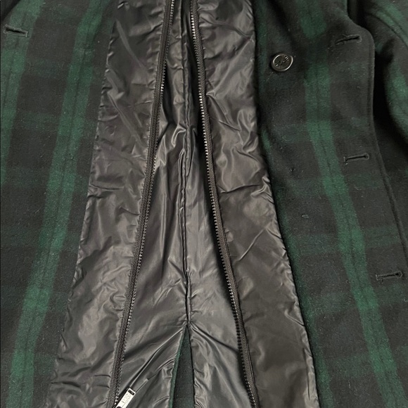 Tommy Hilfiger Plaid Wool-Blend Coat w/ Zip Insert Boys XL/Men S/Women's M As-Is - Picture 3 of 8